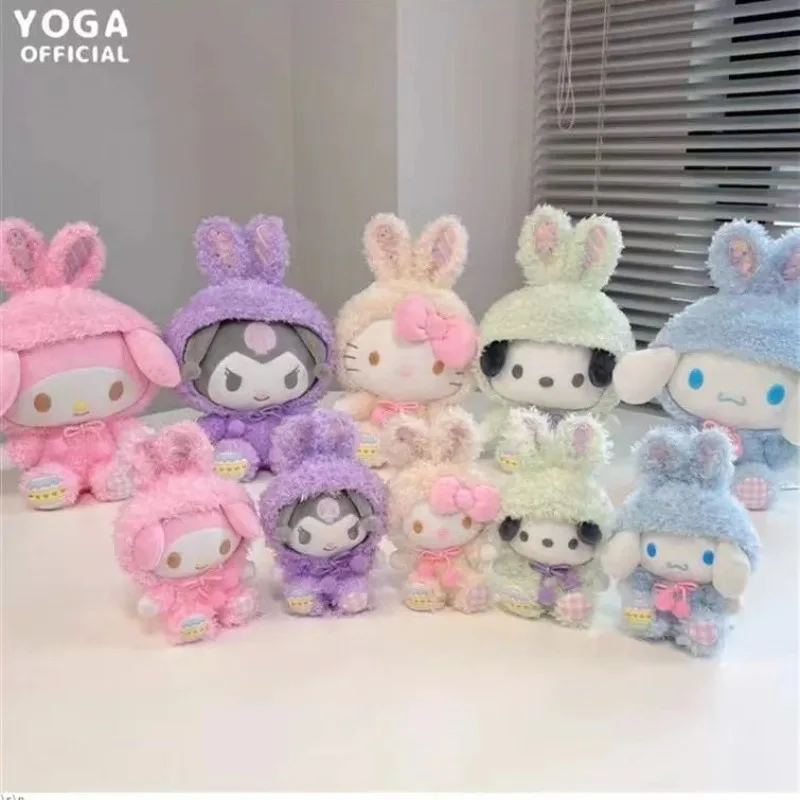 

Sanrio Hello Kitty Cinnamoroll Anime Kawaii Lovely Doll Bag Decoration Pendant Cute Keychain Toys Birthday Gifts for Kids