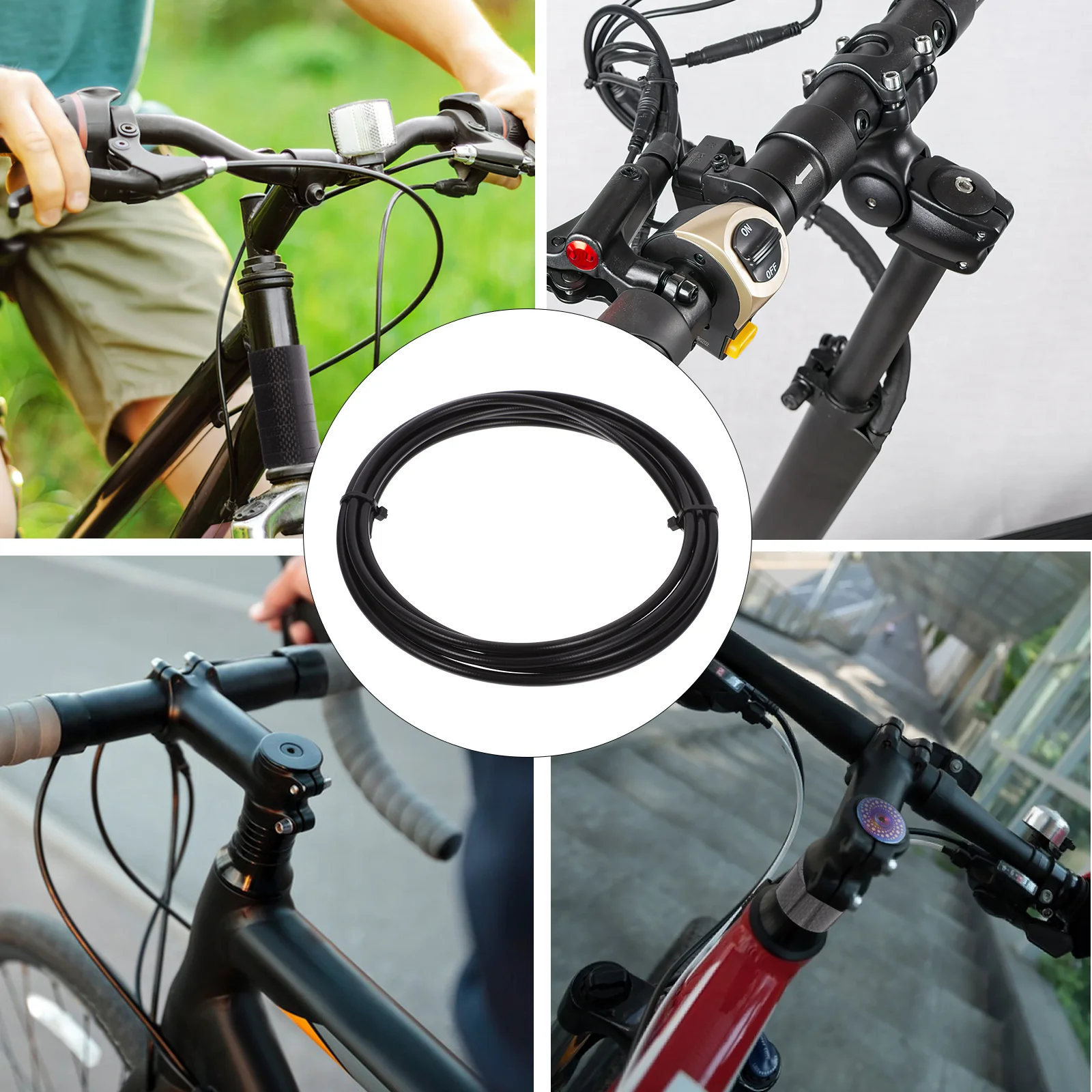 

Professional Bike Brake Hose Tube Enhanced Sensitive Disc Brake Hose Tube Replacement for Mountain and Road Bikes Outdoor