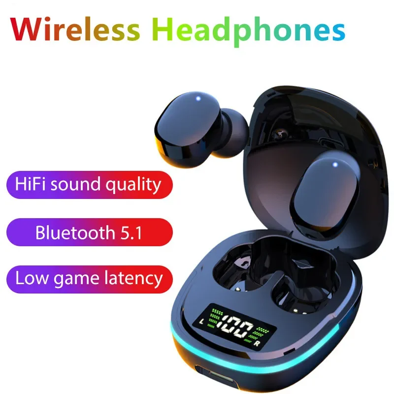 TWS G9S Fones De Ouvido Bluetooth, Fones De Ouvido Sem Fio, Hi Fi Headset, Impermeável, Redução De Ruído, Esportes Fones De Ouvido com Microfone para Smartphones