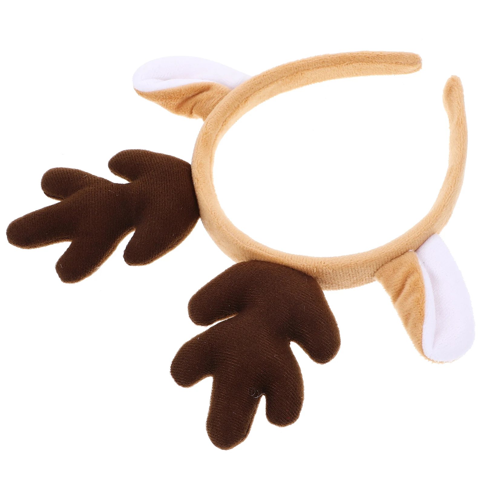 

Christmas Reindeer Antler Headb Deer Ears Hair Accessories Soft Cloth Toddler Xmas Party Headdress Costume Props Holiday Decor