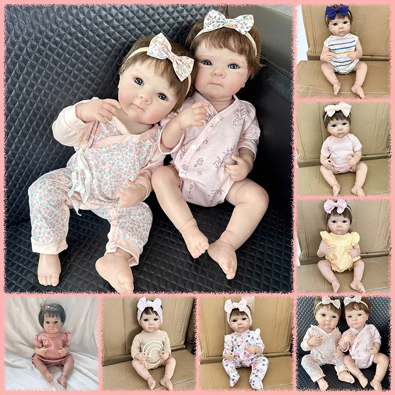 

Кукла реборн Бетти 19 дюймов, полностью виниловая, с ручной прорисовкой волос, реалистичная, с многослойной росписью и 3D-эффектом кожи, в различных стилях