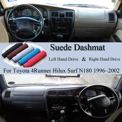 For Toyota 4Runner Hilux Surf N180 1996–2002 4 Runner Suede Leather Dashmat Dash Mat Cover Dashboard Pad Carpet Car Accessory