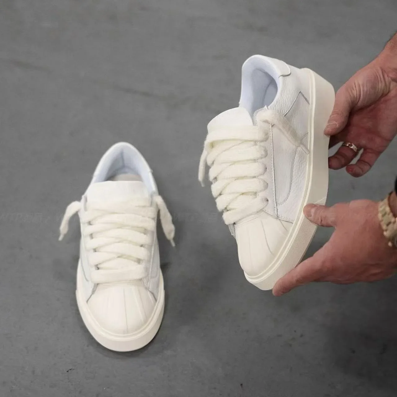 UK Style Men Women Shell Board Shoes High End Spot Niche Trend Wear Resistant Daily Casual Footwear