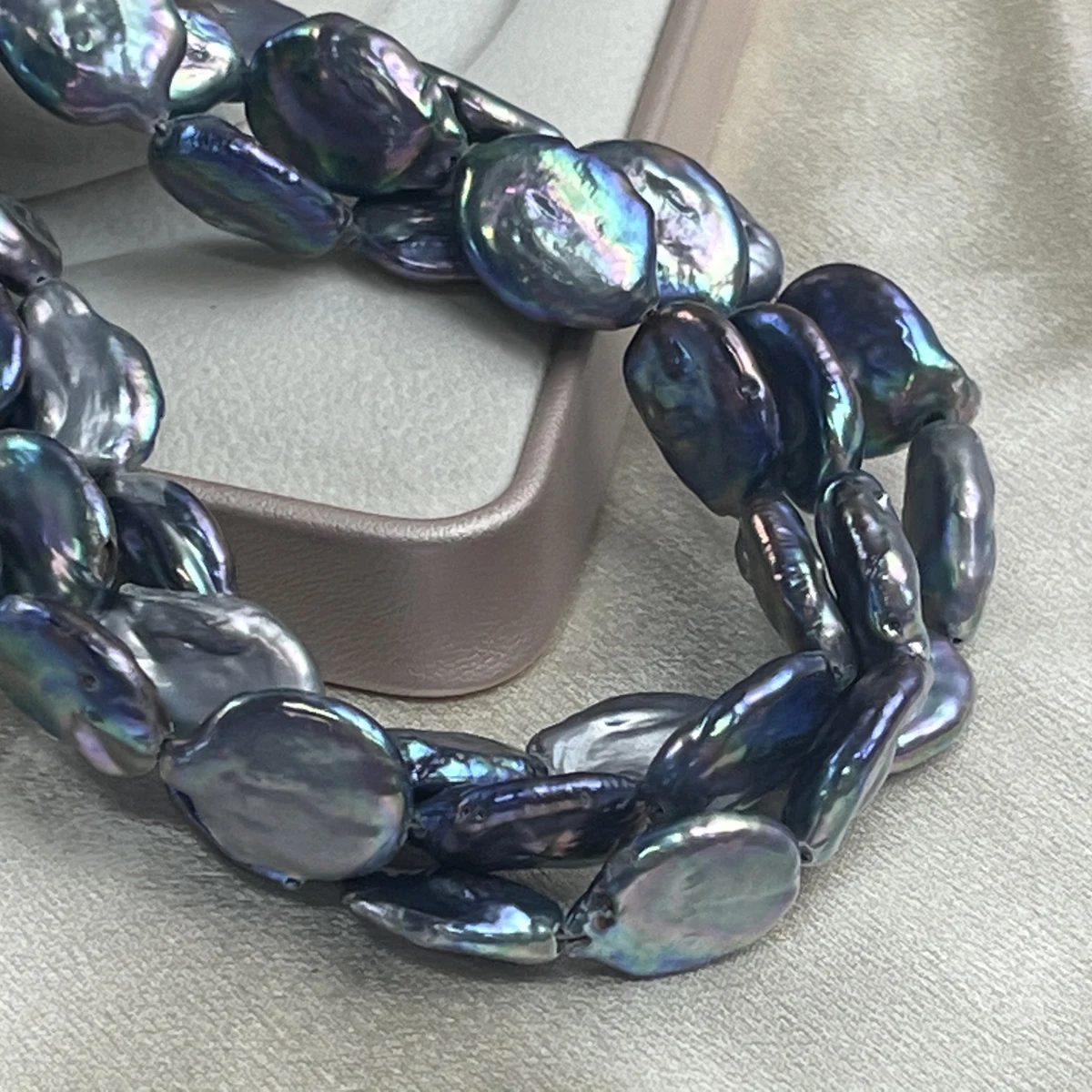 

Natural Freshwater Black Baroque Pearls Irregular Water Drop Shape Loose Spacer Beads for Jewelry Making DIY Necklace Accessory