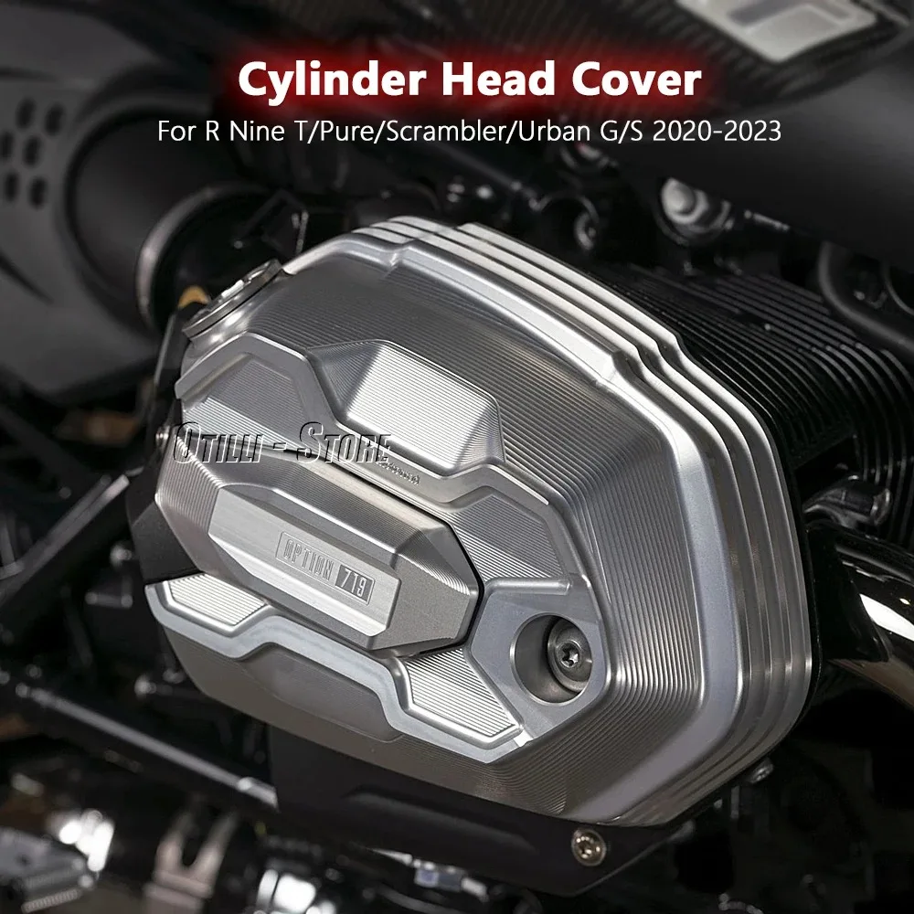 دراجة نارية اسطوانة رئيس غطاء الصمام لسيارات BMW R9T RNineT RNINET R Ninet النقي تشويش إذاعي الحضرية G/S 2021 2022 2023 غطاء المحرك جزء