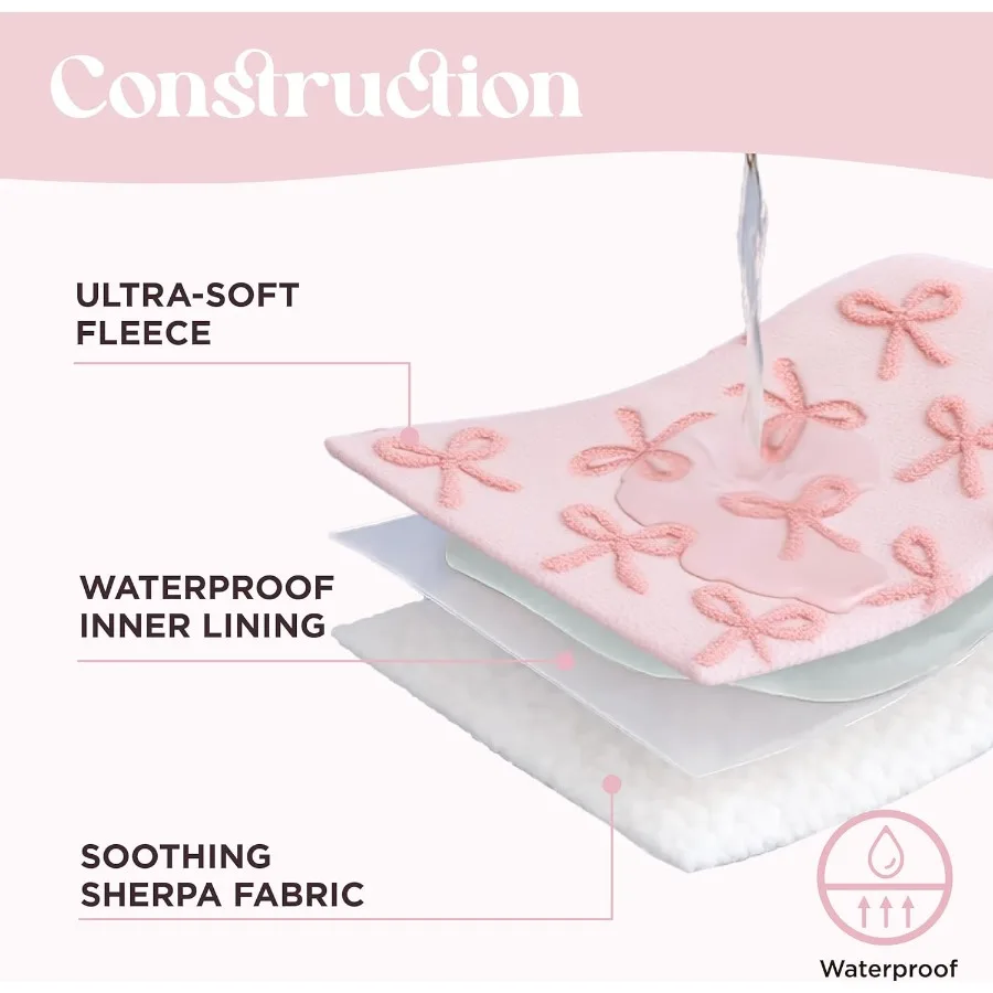 بطانية جرو مقاومة للماء للكلاب الصغيرة، بطانيات كلب مزدوجة الجوانب قابلة للغسل مع ظل جاكار دافئ وصوف شيربا ناعم