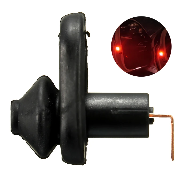 Universal Black Car Interior Door Light Lamp Led Switch Vehicle Button Door Light Switch Parts Switches Car Accessories