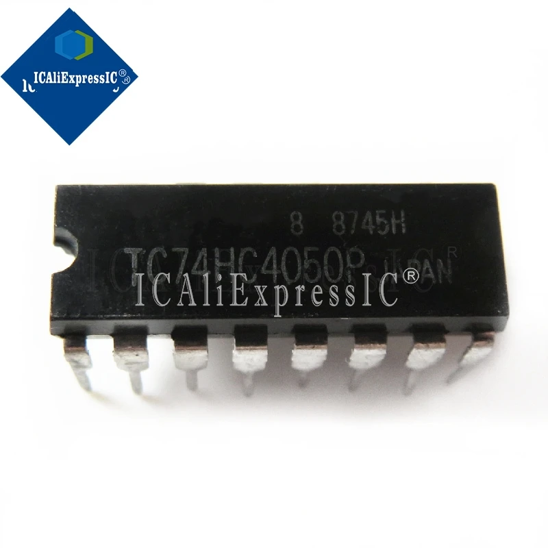 10pcs/lot 74HC4050AP MC74HC4050N MM74HC4050N CD74HC4050E 74HC4050 DIP-16 CMOS digital integrated circuits IC In Stock