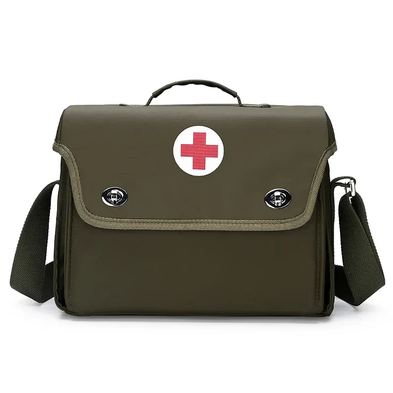 First Aid Kits Empty Emergency Doctor Visiting Bag Trauma Shoulder Bag Medical Supplies for Disaster Relief Field Trips Camping