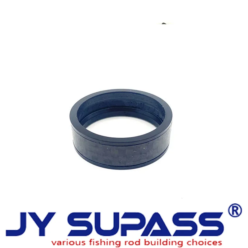 JY SUPASS 2pcs R6 fishing rod building kit Trim Ring For Fuji Reel Seat Carbon Fiber wholesale  DIY fishing rod Repair