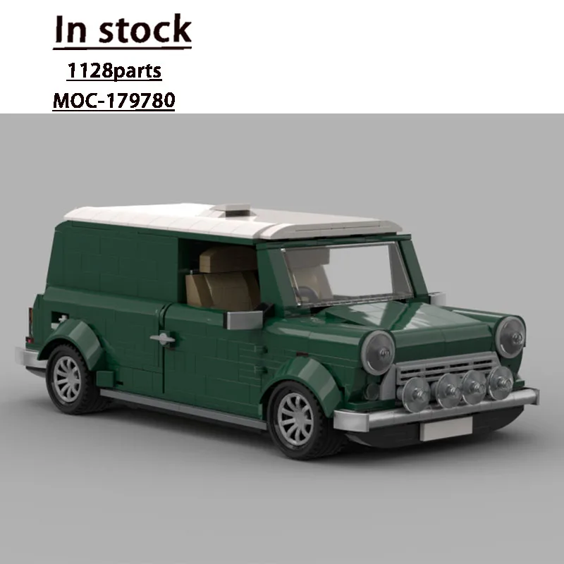 MOC-179780City Classic Military Sedan Building Block Model, 1128Parts, Creative Boys' Children's Birthday and Christmas Toy Gift