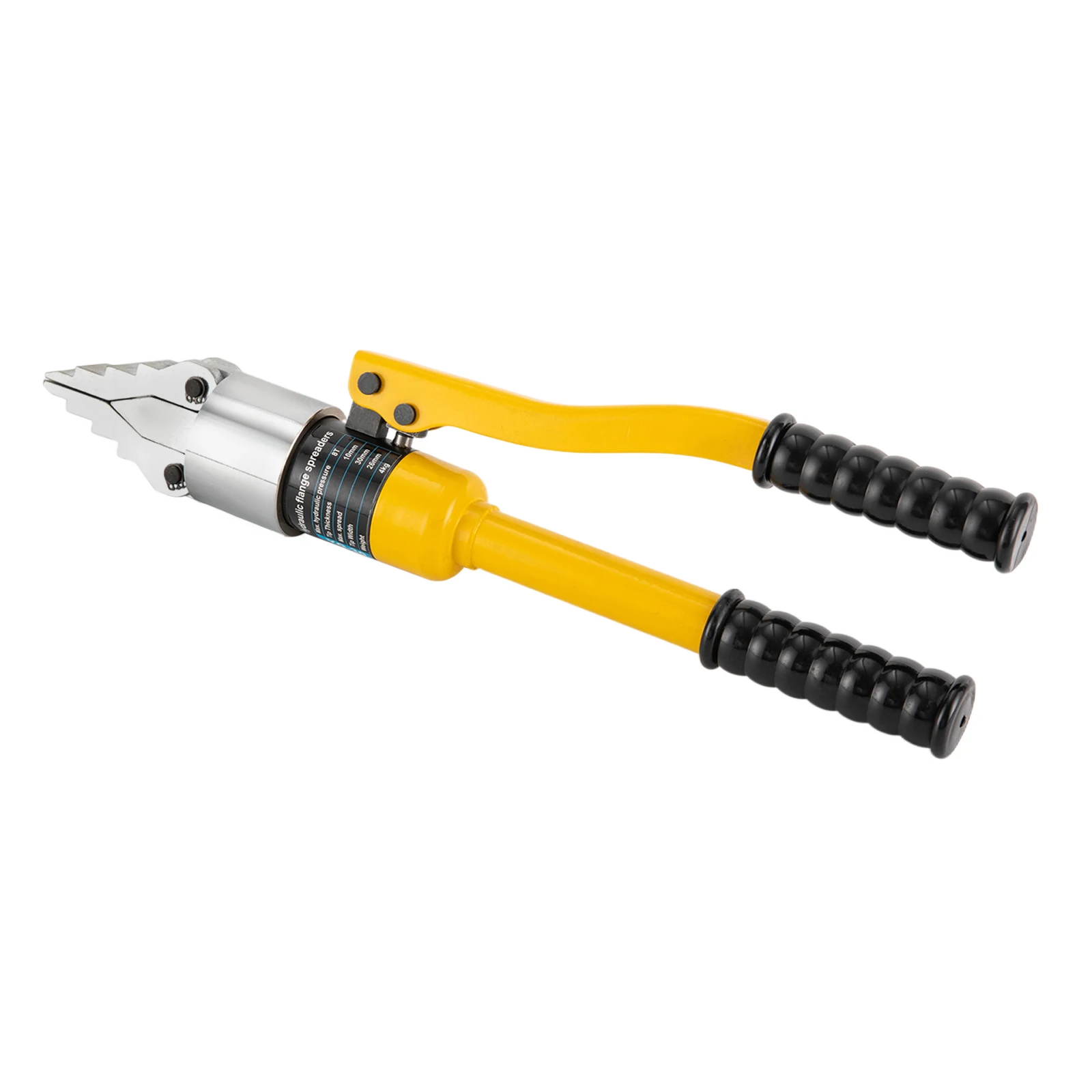 Espalhador hidráulico de flange de liga de aço YQ-30 8T, separador hidráulico integrado manual portátil, amarelo