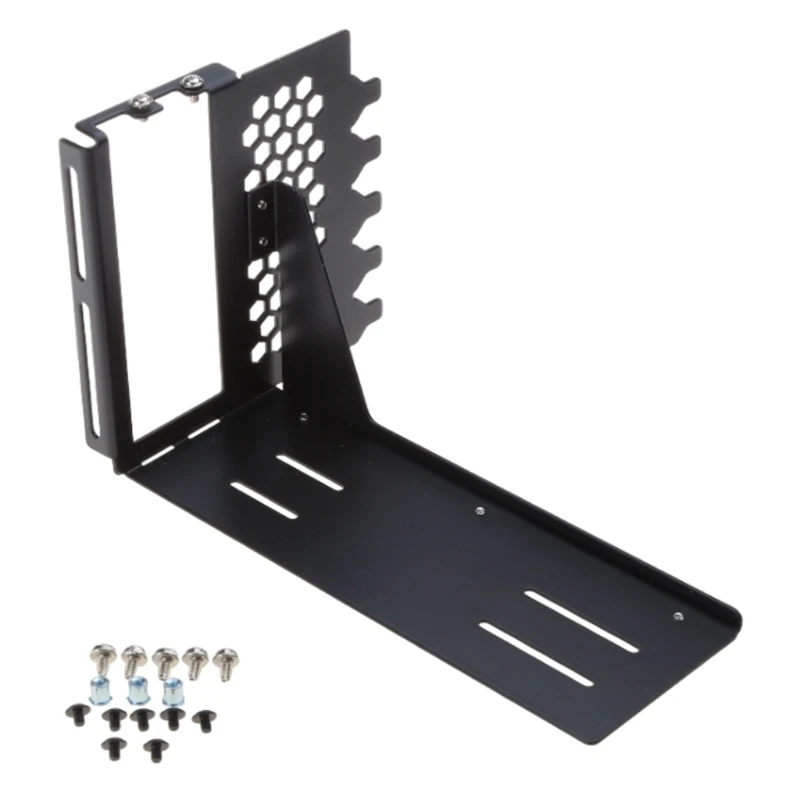 Soporte Metal Vertical GPU SXJ-B para convertir ángulo tarjeta gráfica en caja PC, soporte montaje