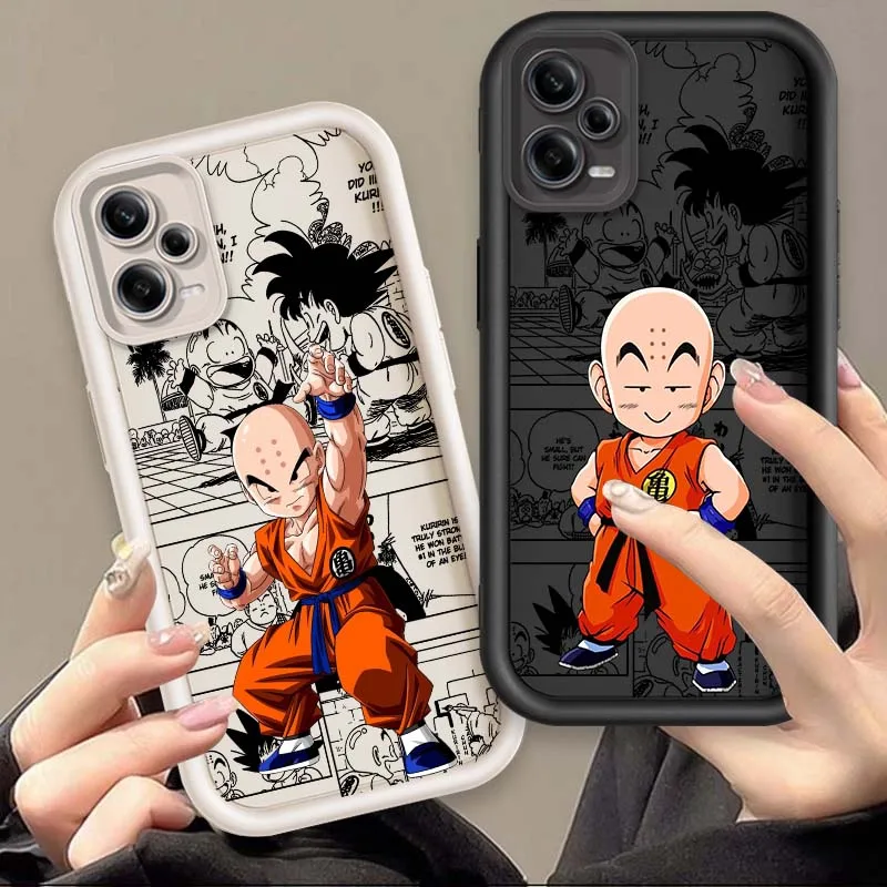 

Dragon Ball Krillin pattern For Xiaomi Redmi Note 14 13 13R 12 12R 11 11E 11T 11S Pro Plus 5G Eye Ladder Phone Case