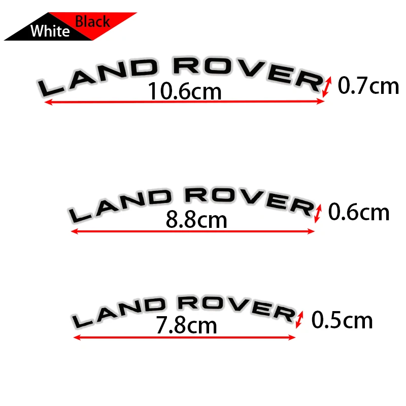6Pcs Heat Resistance Caliper Decals Wheel Decor Caliper Stickers For Land Rover Range Rover Evoque Vogue Vlear Discovery Sport - view 3