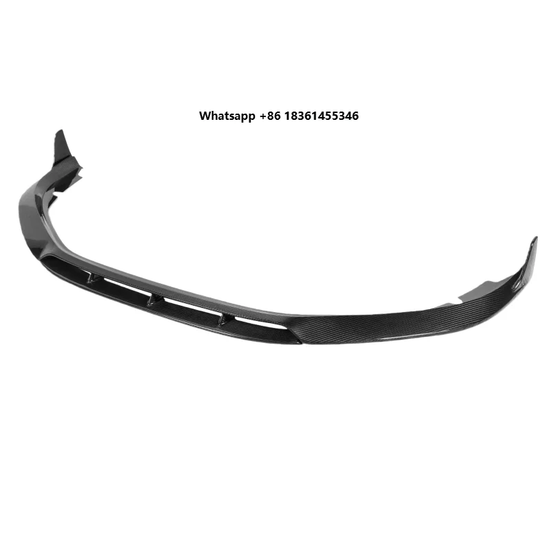 

For 718 Upgrade, Lightweight Body Kit for Front Bumper Lip PK Style Dry Carbon Fiber Front Lip Car Kit