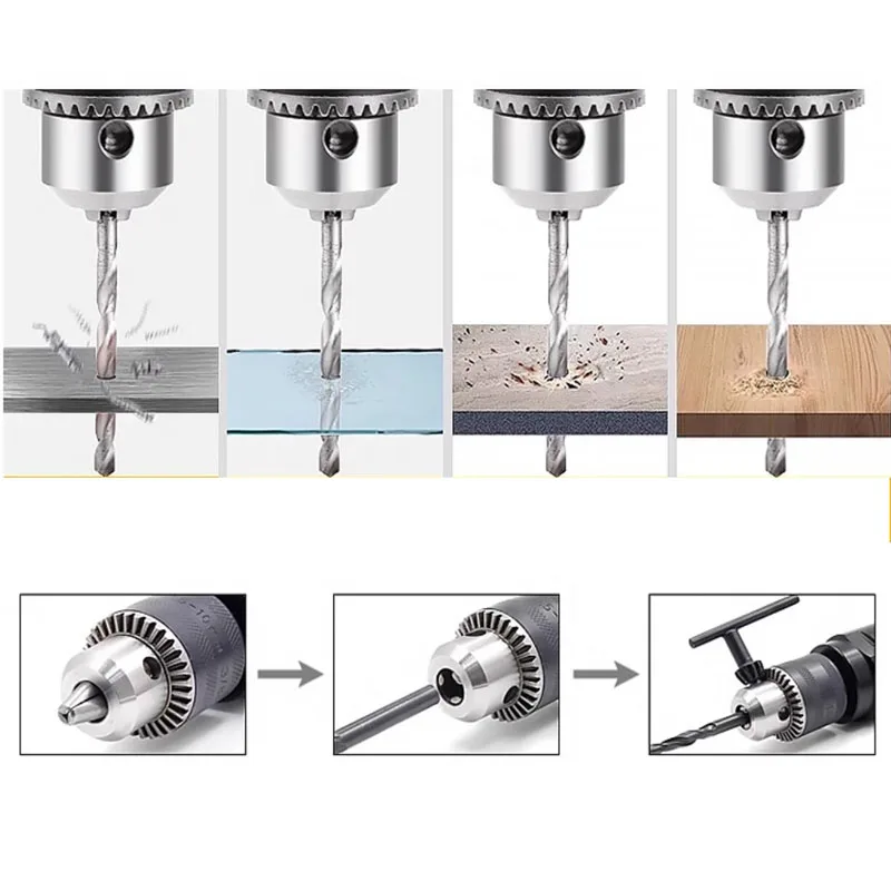 Three-pressure chuck with 1.5-10mm, pneumatic right-angle drilling - handheld air conditioning hole