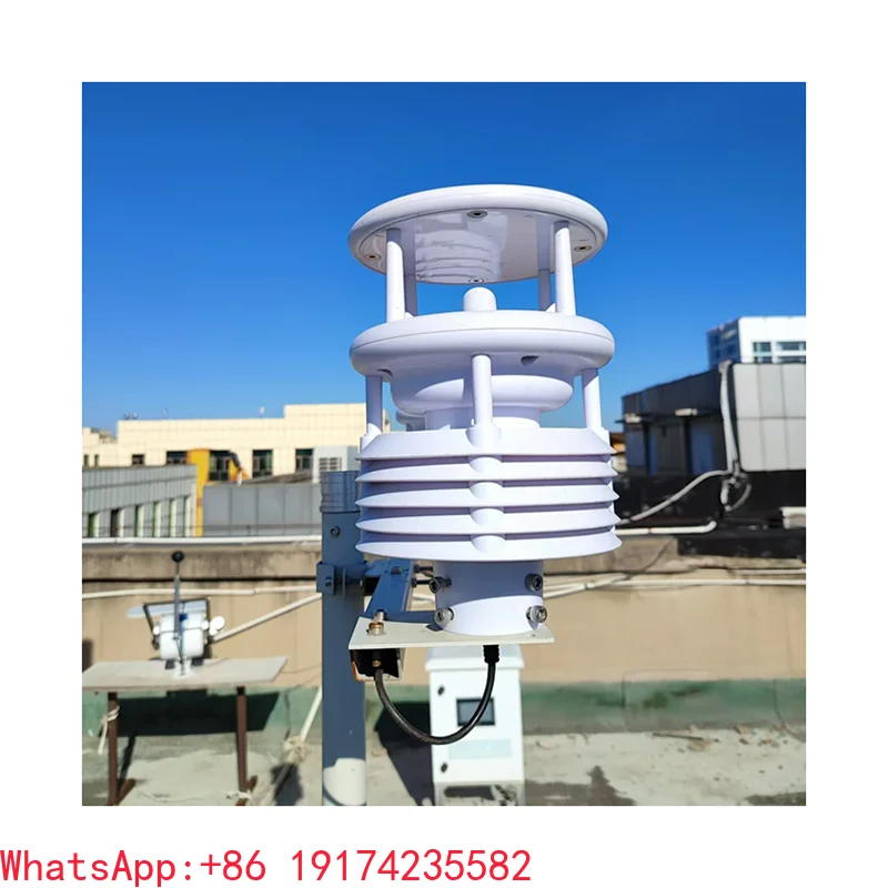 5 In 1 Ultrasonic Weather Station SDI12 RS485 Modbus Wind Speed Direction Temperature Humidity Pressure Sensor LoRaWAN 4G MQTT