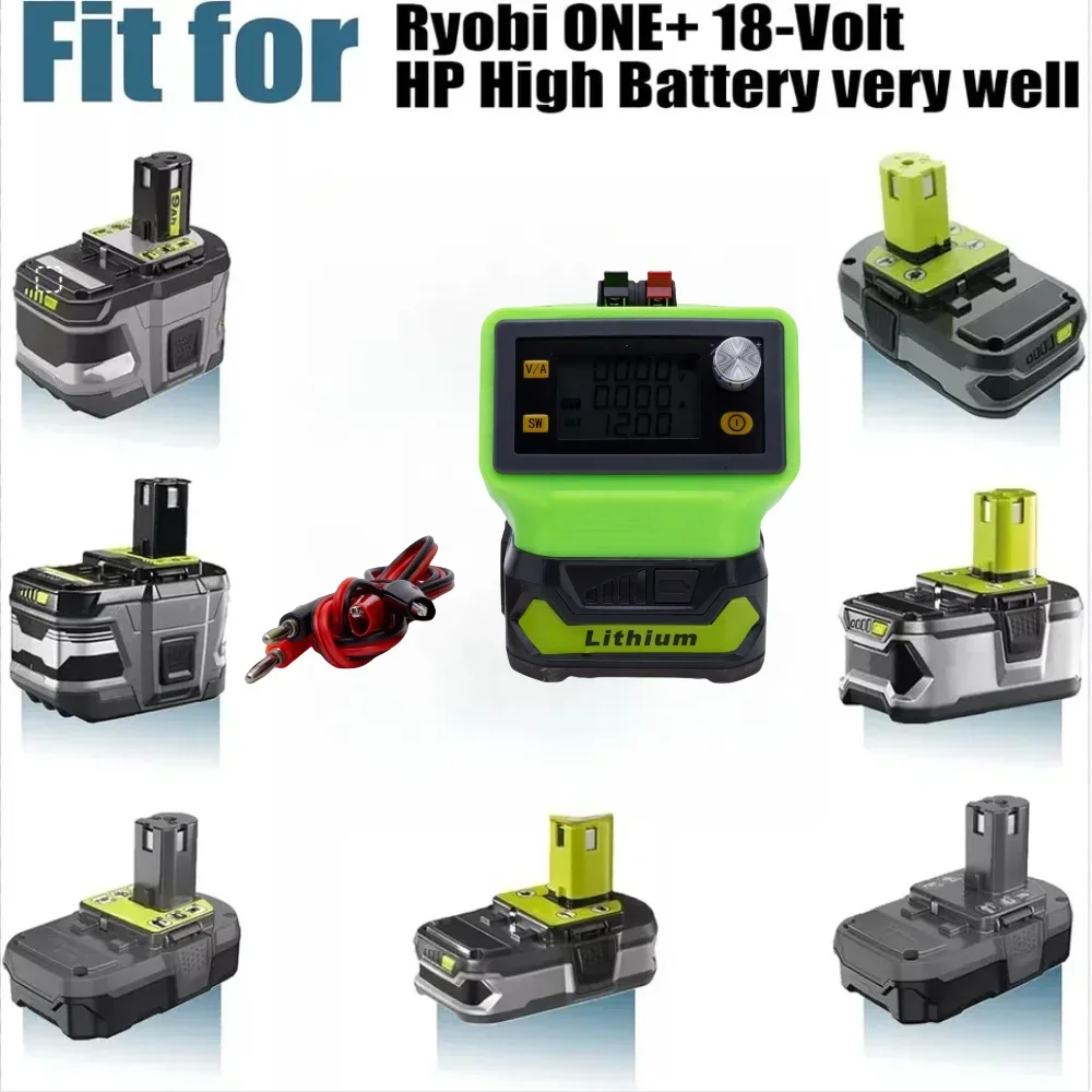 Imagem -04 - Conversor de Fonte de Alimentação com Regulador de Tensão dc Ajustável Cnc para Ryobi One Mais Bateria de Lítio de 18v Excluindo Bateria
