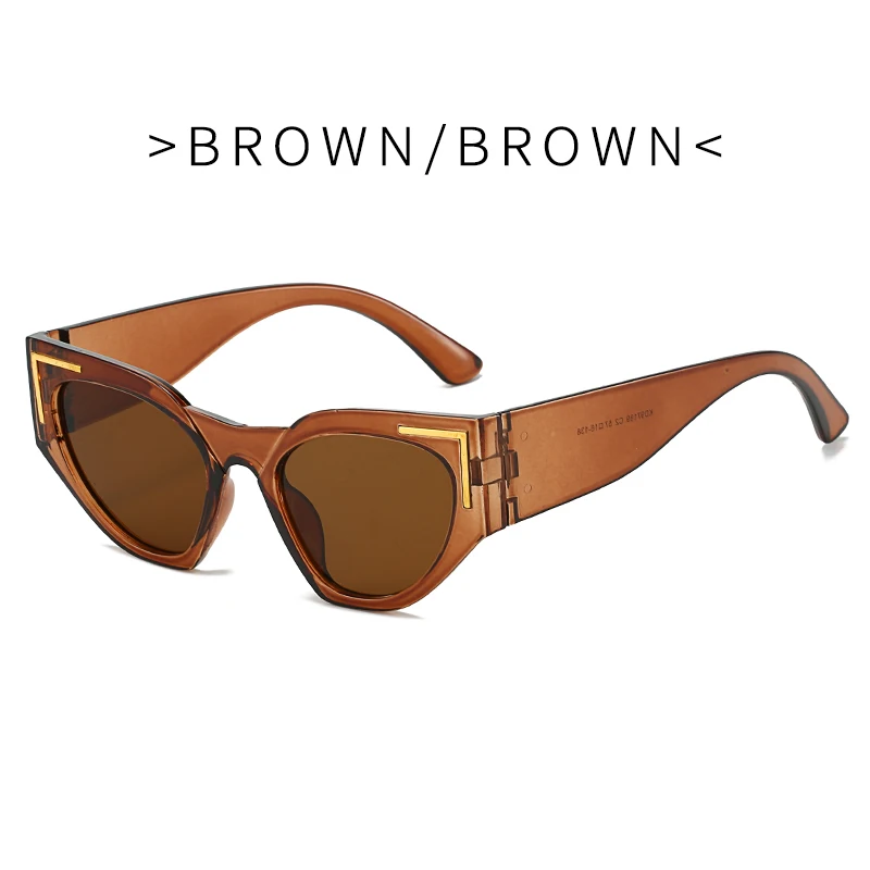 عالية الجودة موضة عين القط النظارات الشمسية النساء الرجال الفاخرة ظلال حفلة السفر نظارات شمسية سيدة رجل UV400 نظارات واقية #4