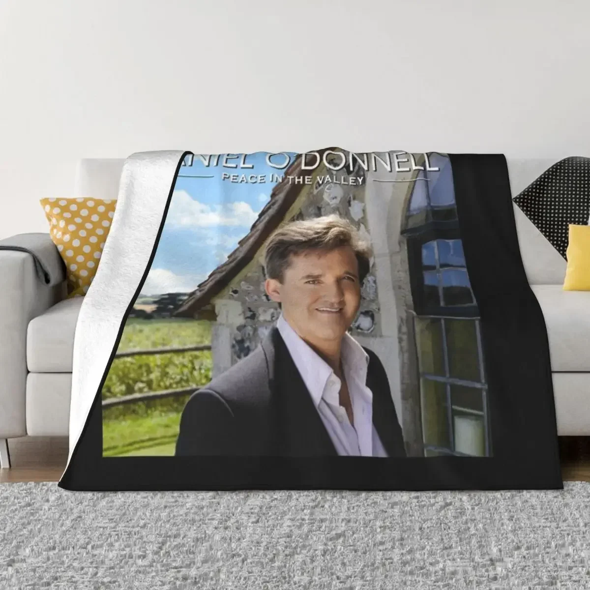 Daniel O'Donnell Peace in the Valley Throw Blanket Vintage Blanket Nap Blanket