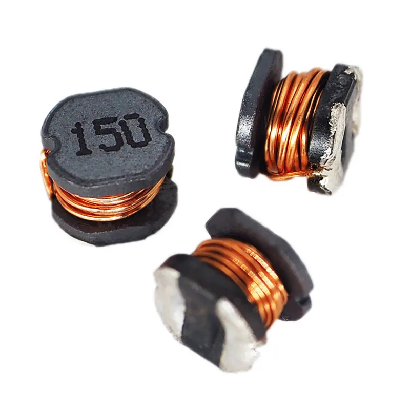 50PCS CD43 SMD Power Inductor 2.2UH 3.3UH 4.7UH 6.8UH 10UH 22UH 33UH 47UH 68UH 100UH 220UH Chip Inductors CD43 Wire Wound Chip