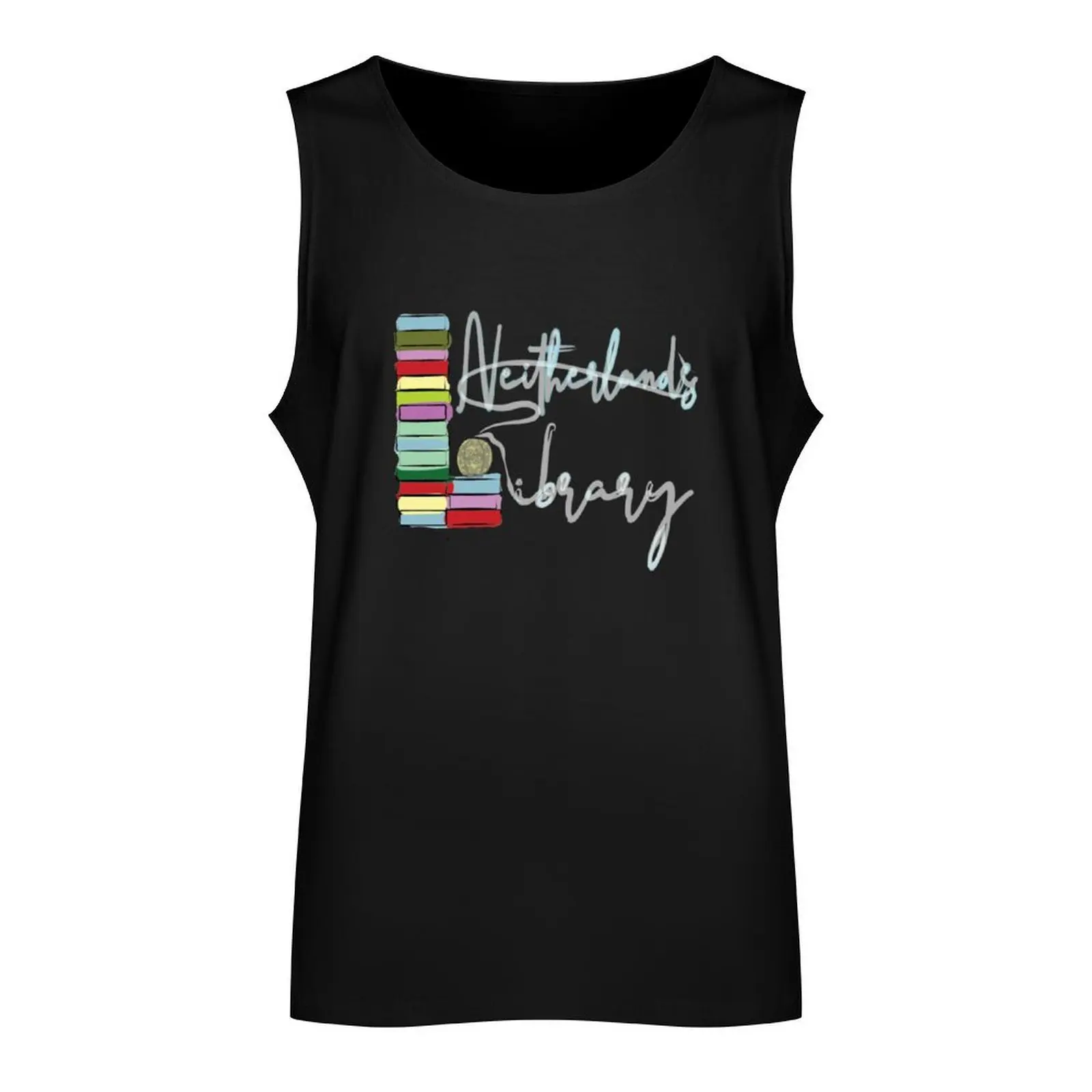 The Neitherlands Library Tank Top Men's sleeveless gym shirts Men's t-shirts