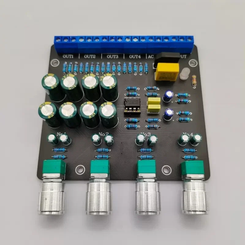 Sotamia-Hi-Fiアンププリアンプスプリッター,ホームオーディオプリアンプ,デュアル電源,ne5532,opアンプ,1入力4出力,ac12v