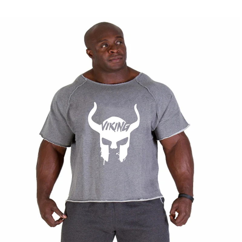 

Men Oversize T-shirts Gym Fitness Clothing Mens No Pain No Gain T Shirt For Male Bodybuilding Tshirts Loose Breathable Clothes