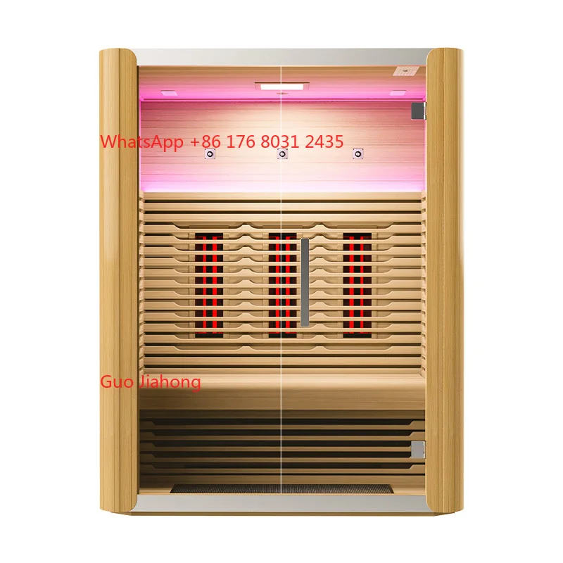 

Factory Supplier Sauna Modern Full Spectrum Indoor Sauna Cabin Wood Valli Suana Room