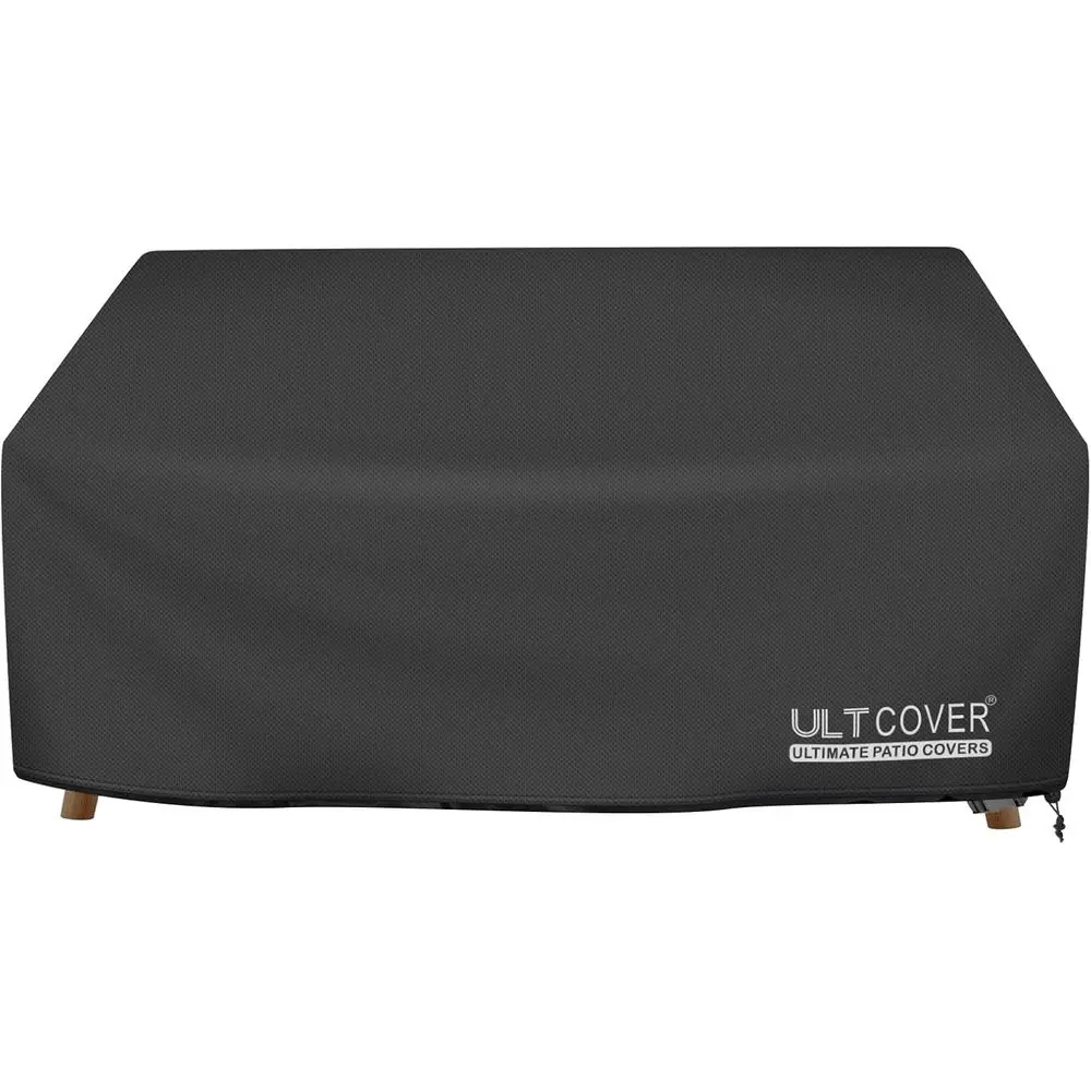

Outdoor Deep Seat Sofa Bench Cover, 90W x 40D x 35H, Patio Furniture Couch Cover, Black