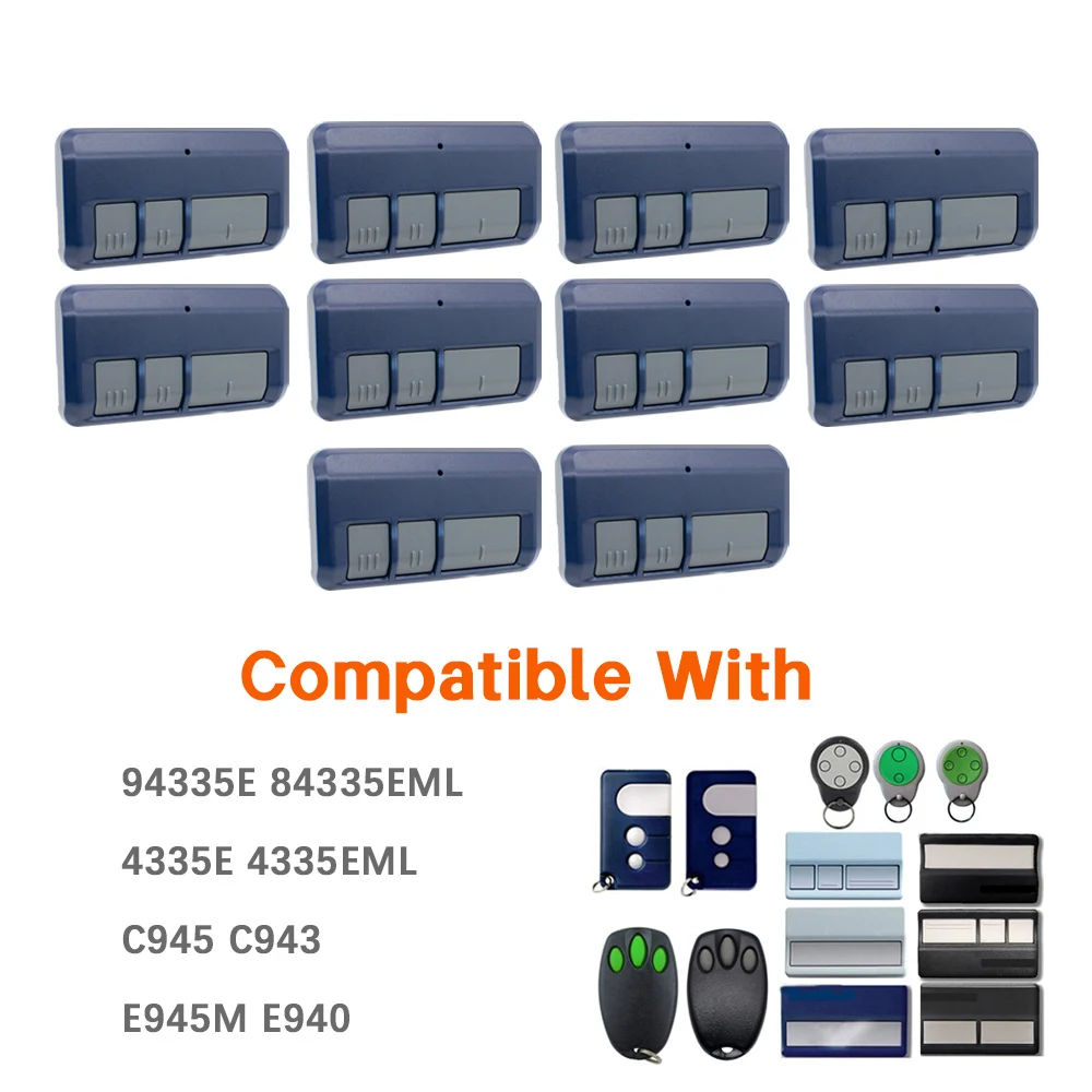 

1-10 шт. 4330E 4335E 94335E 84335E 94335EML 1A5639-7 D-66793 1A6518 MERLIN C945 C943 C940 CM128 CM842 Пульт дистанционного управления для гаражных ворот