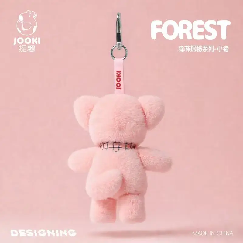 Le dernier pendentif de sac à dos de cochon de simulation de Jellecat rempli de jouets en peluche, cadeaux d'anniversaire pour enfants mignons de dessin animé, poupée amusante