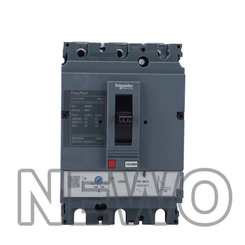 Schneider Electric CVS100F 160F/250F 400F 630F 3P 16\\25/34\40A \50A\ 80A\100A 125A  Fixed Molded Case Circuit Breaker 36KA