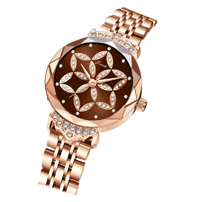 Reloj de marca de lujo para mujer, relojes de pulsera de cuarzo con diamantes, relojes de cuarzo a la moda para mujer, reloj de mano Original