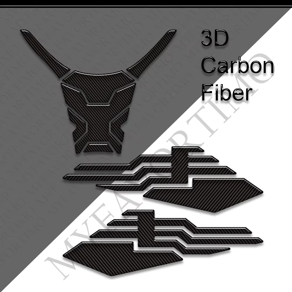 

Motorcycle Tank Pad TankPad Cap Grips Gas Fuel Knee Carbon Fiber 3D Stickers Decals Protection 2025 2026 For R1300RT R 1300 RT