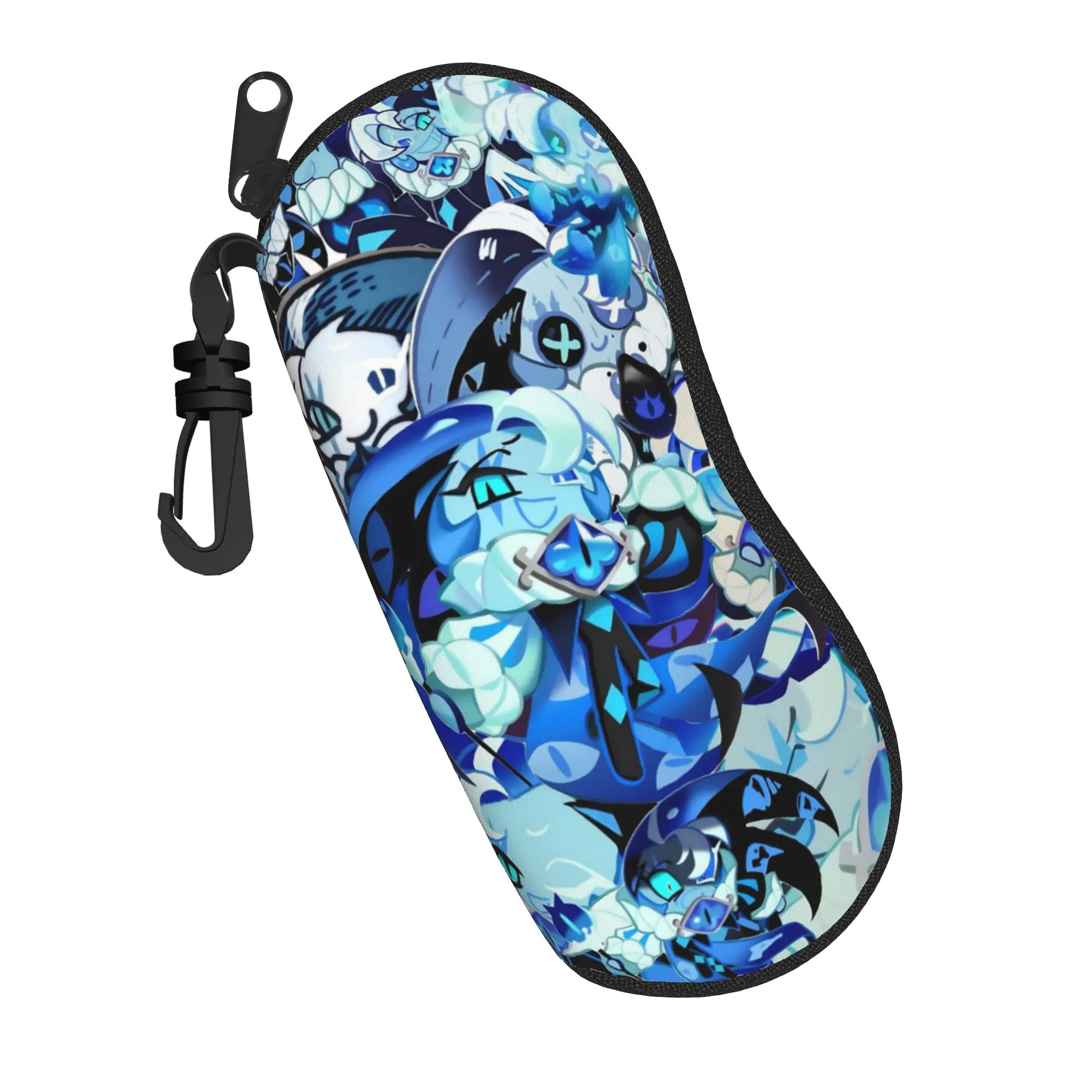 Lovely Shadow Milk Cookie Glasses Case Lightweight Zipper  Eyewear Box Ins Style Glasses Box