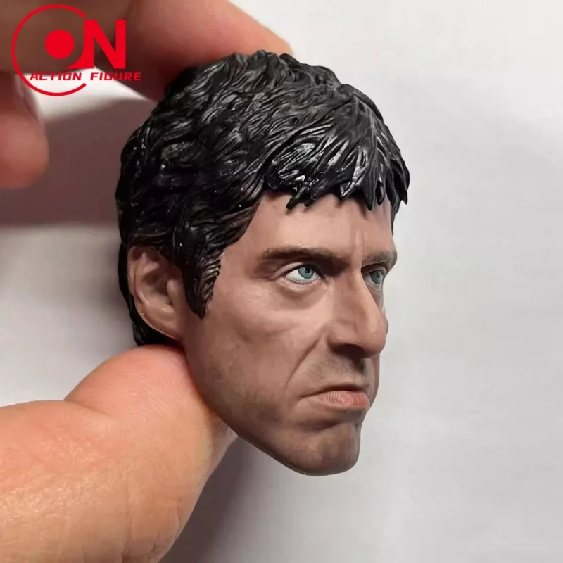 1/6 Al Pacino Scarred Head Sculpt PVC ทหารชายหัวแกะสลักรุ่น 12 ''Action Figure Body ตุ๊กตา