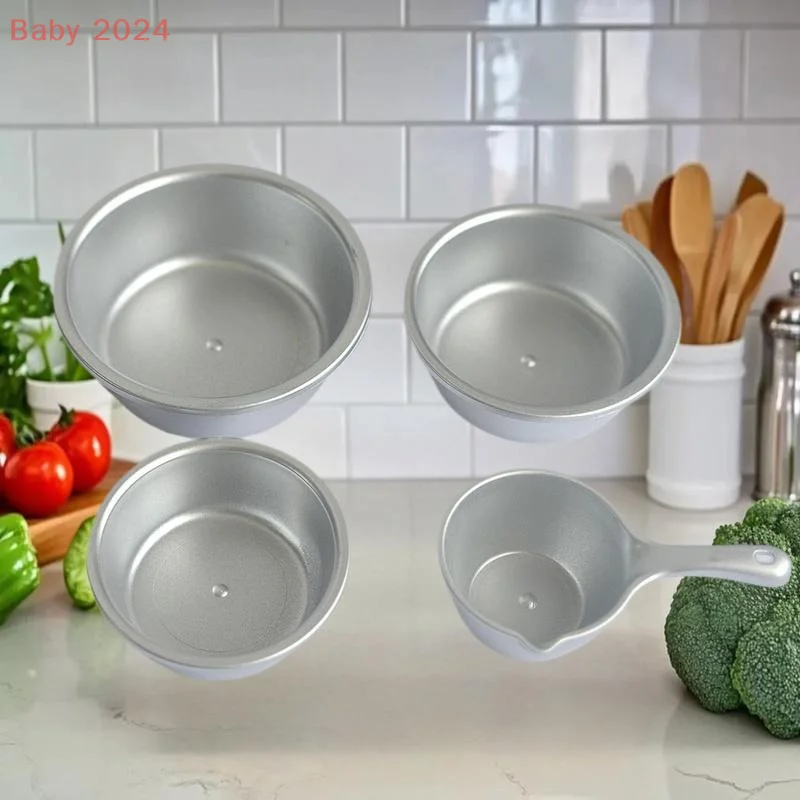 Kitchen Playset ของเล่นสําหรับบ้านตุ๊กตา - 1/6 1/12 Miniature อ่างล้างหน้าพลาสติกและชุดตักน้ํา
