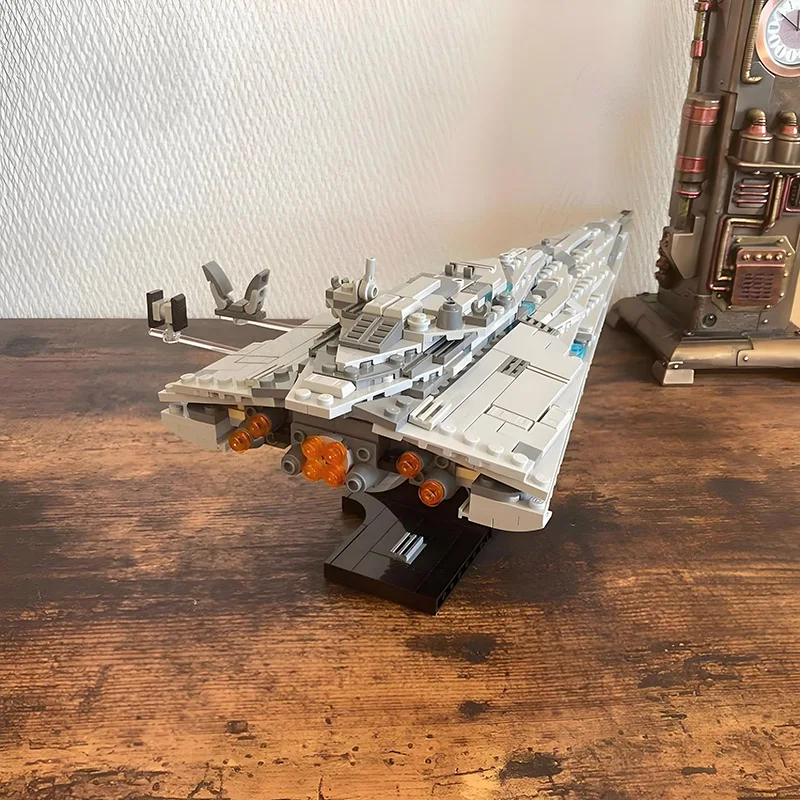 ใหม่MOC Midi Scale First Order Finalizer Star Destroyer Starship Building Blocks SpacepalneอิฐDIY Assemblyของเล่นของขวัญ