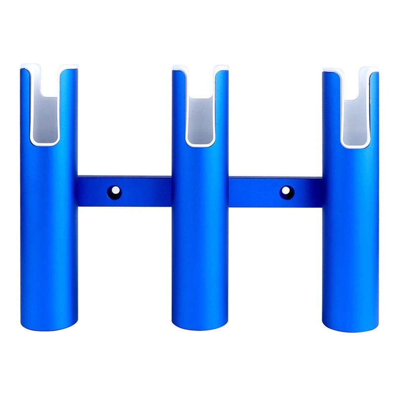 

Boat industry Marine fishing rod holder Three-socket aluminum alloy marine hardware Yacht accessories Rod holder bracket
