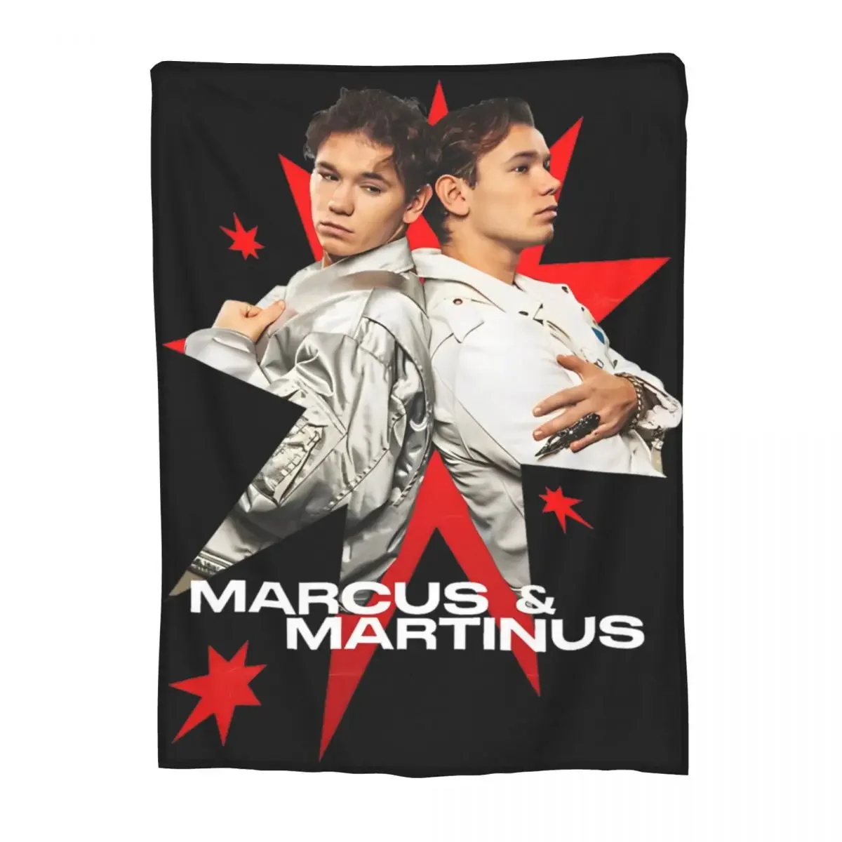 Marcus And Martinus Sweden Norway Eurovisions 2024 Malmo Blankets Fleece Lightweight Thin Throw Blankets for Home Rug Piece