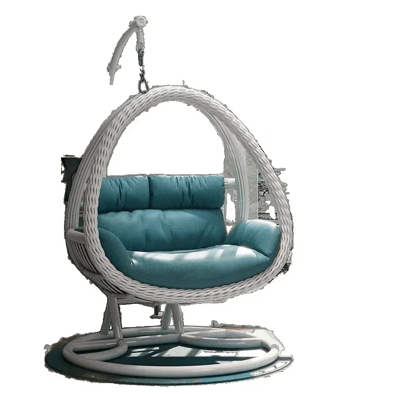 

Hanging basket rattan chair household cradle chair indoor balcony hanging chair courtyard bird's nest drop hanging