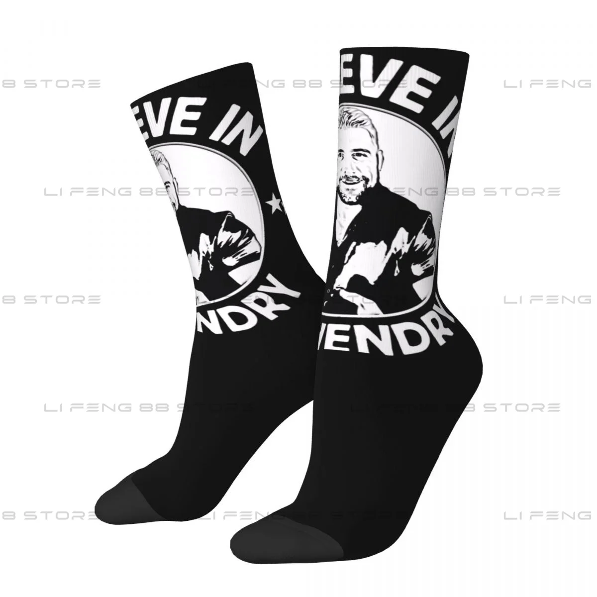 I Believe In Joe Hendry Classic Style Men Women Socks Outdoor Novelty Spring Summer Autumn Winter Stockings Gift