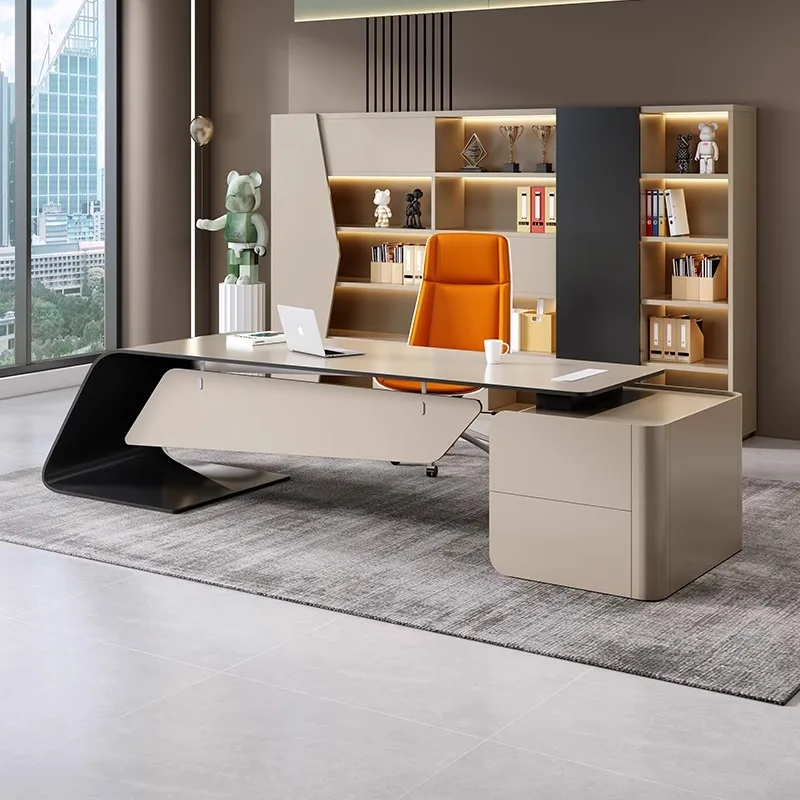 

Drawers Reception Office Desk Console Workstation Conference Computer Storage Office Desks Desktop Tavolo Da Lavoro Furniture