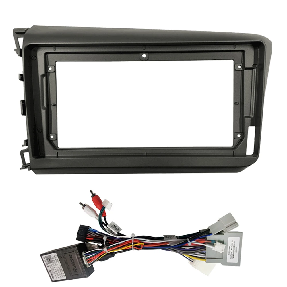 9 Inch Android Car Radio Fascias For 2012 HONDA CIVIC Stereo Player 2DIN Head Unit Dash Frame Panel Installation Trim view 4