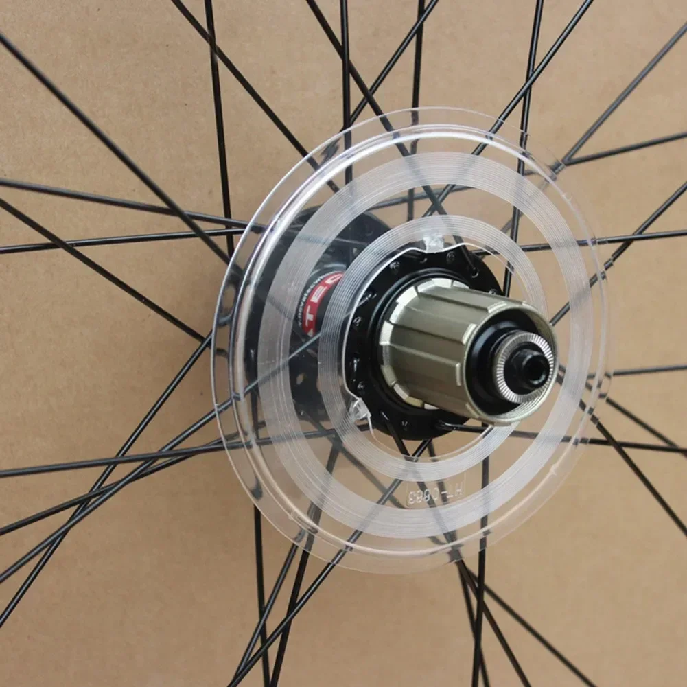 135mm Bicycle Wheel Hub Protector Guard Cassette Freewheel Protection Cover Transparent Bike Wheel Hub Protector Cycling Parts view 2