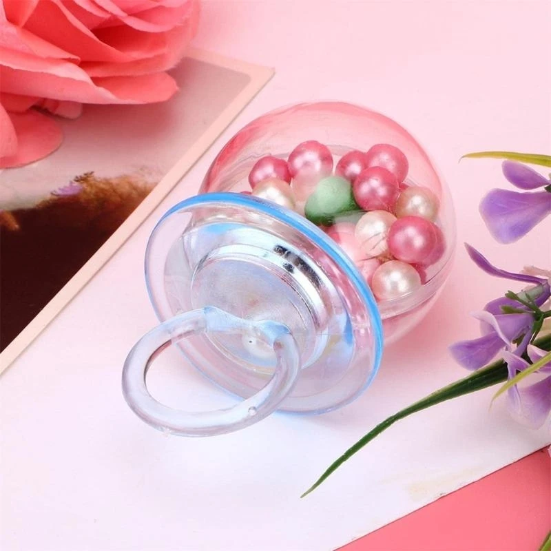 

Set of 12 Baby Shower Candy Boxes Pacifier Colorful Present Boxes Box Perfect for Boy and Girl Celebration