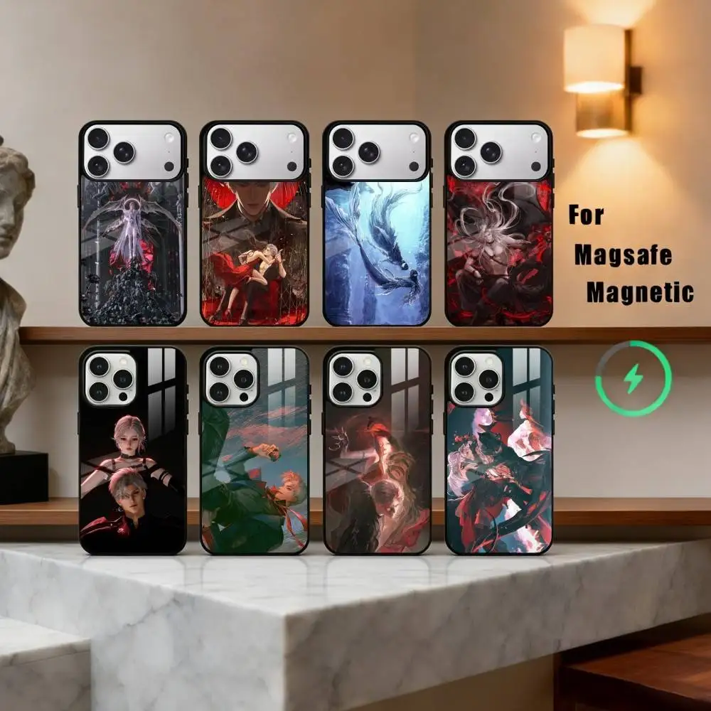 

S-Sylus Love And D-Deep Space Phone Case For iPhone 17,16,15,14,13,12,Plus,Pro,Max for Magsafe Magnetic Wireless Charging