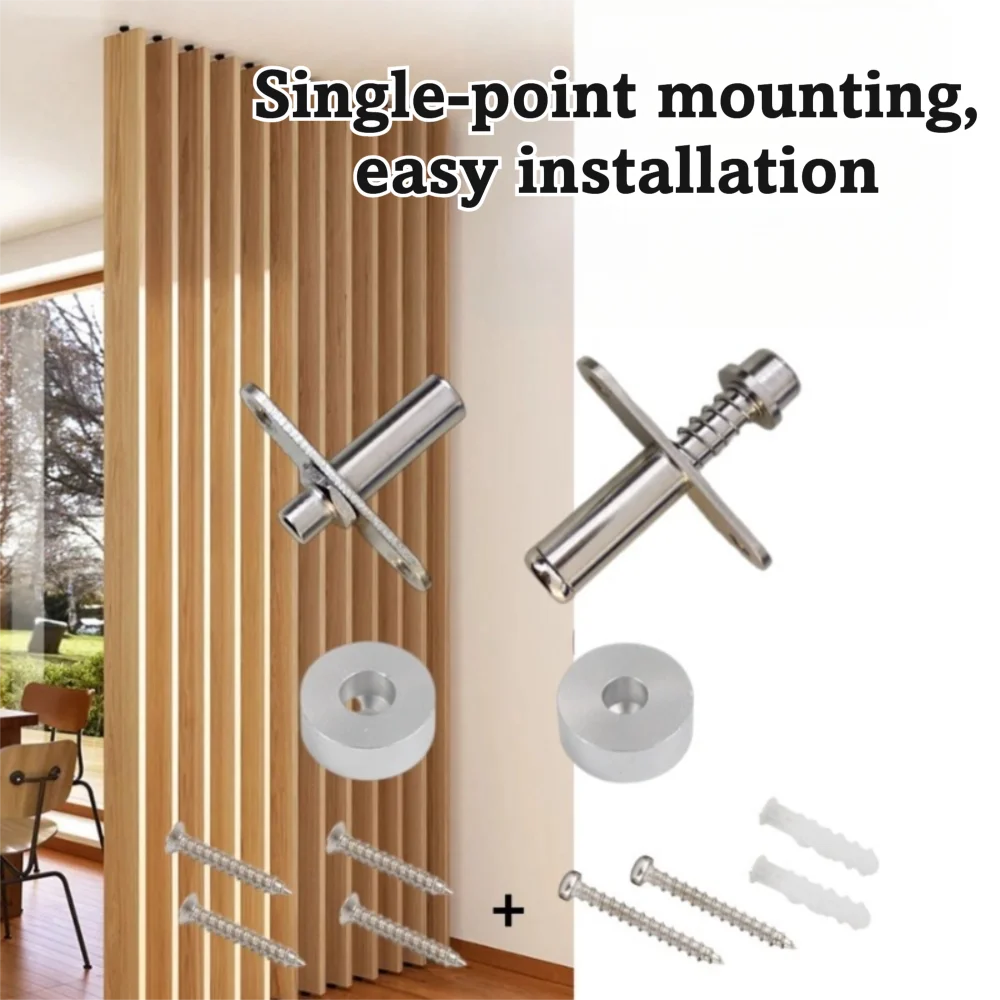 360 Degree Rotation Pivot Hinge Set Concealed Design Heavy Duty Hinge Screen Partition Hinge Adjustable Concealed Pivot Hinge